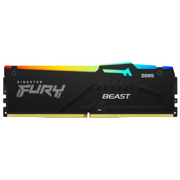 MEMORIA RAM PC 16GB KINGSTON FURY BEAST RGB DDR5 5200MHZ 1.25V RGB KF552C36BBEA-16