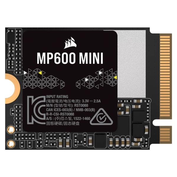 HD INTERNO SOLIDO 1TB CORSAIR MP600 MINI M.2 2230 PCIe GEN4 X4 NVME 4800MB/S / 4800MB/S CSSD-F1000GBMP600MN