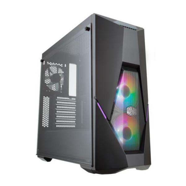 CASE GAMING RGB COOLER MASTER MASTERBOX K500 MID TOWER VENTILADORES 3 DE 140MM Y 1 DE 120MM CON VIDRIO LATERAL Y MALLA FRONTAL MCB-K500D-KGNN-S02