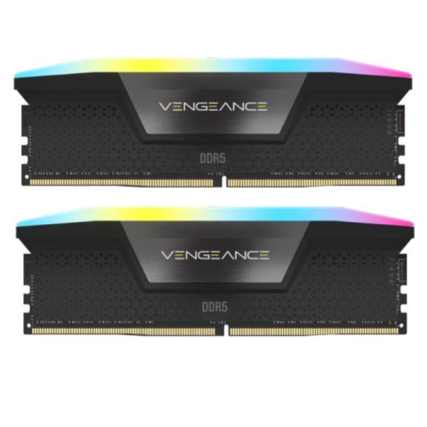 MEMORIA RAM PC 32GB (2X16GB) CORSAIR VENGEANCE RGB DDR5 6000MT/S CL38 1.35V CMH32GX5M2B6000C38