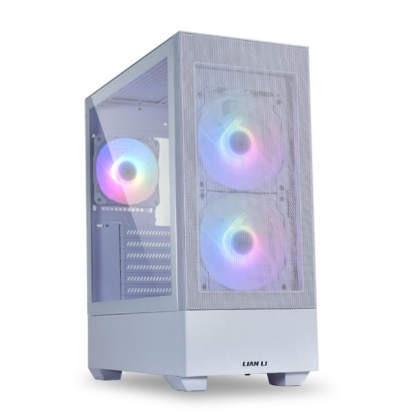 CASE GAMING RGB LIAN LI LANCOOL 205 MESH MID TOWER 2 VENTILADORES DE 140MM Y 1 DE 120MM CON VIDRIO LATERAL + PANEL FRONTAL DE MALLA G99.OE764CW.00