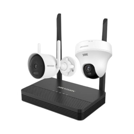 KIT DE CÁMARAS WIFI BALA Y TORRETA HIKVISION NKS4245WBTH 4MP 5MP WIFI H.265 2.8 MM 30 M BALA 10 M AUDIO WIFI 2.4 GHZ NVR IP66 301502089