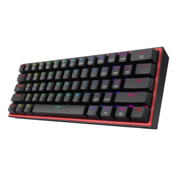 TECLADO GAMING RGB REDRAGON FIZZ PRO K616 MECÁNICO INALÁMBRICO BLUETOOTH INGLÉS SWITCH ROJO - Imagen 2