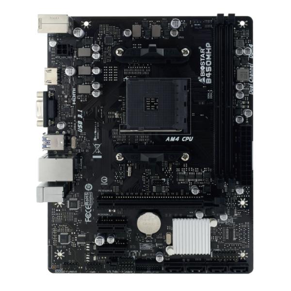 TARJETA MADRE BIOSTAR B450MHP AM4 MICRO-ATX DDR4