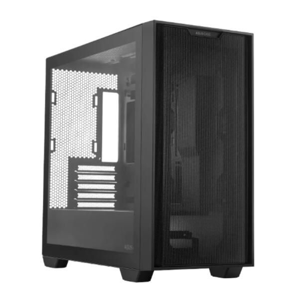 CASE ASUS A21 MID TOWER SIN VENTILACIÓN INCLUIDA CON VIDRIO LATERAL Y FRONTAL 90DC00H0-B08000