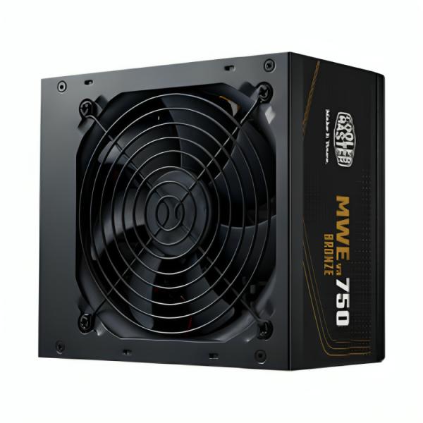 FUENTE DE PODER COOLER MASTER MWE BRONZE 750 V3 750W 80 PLUS BRONZE NO MODULAR ATX MPE-7501-ACAAW-3BUS