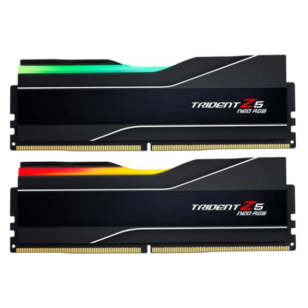MEMORIA RAM PC 32GB (2X16GB) G.SKILL TRIDENT Z5 NEO RGB DDR5 6400MHZ CL32-1.40V AMD F5-6400J3239G16GX2-TZ5NR