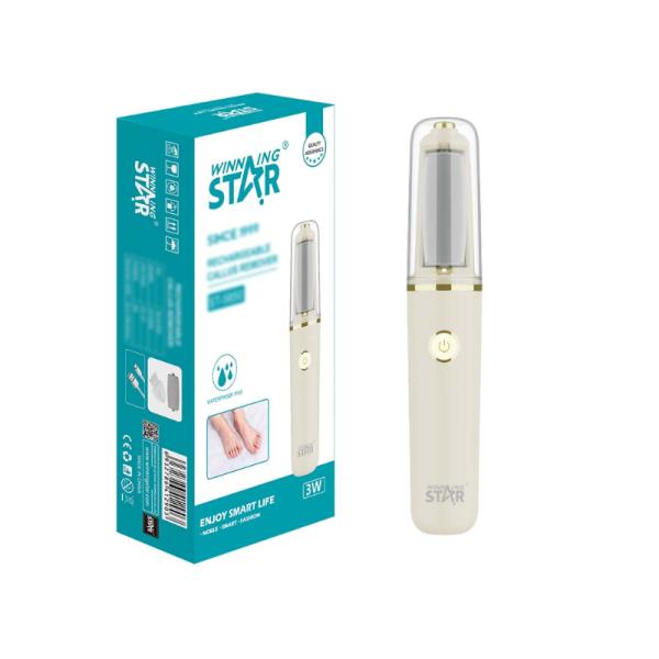 EXFOLIADOR ELÉCTRICO PARA PIES WINNING STAR ST-5850 ROTATIVA RECARGABLE MJQ-958-WST-17243