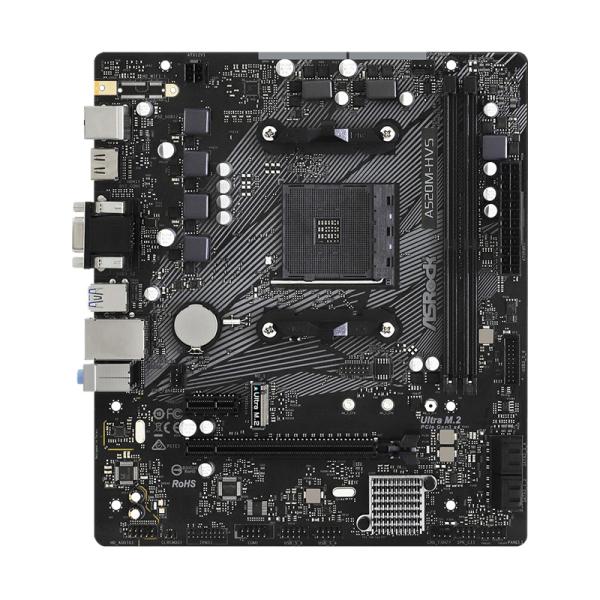 TARJETA MADRE ASROCK A520M HVS AM4 MICRO ATX DDR4