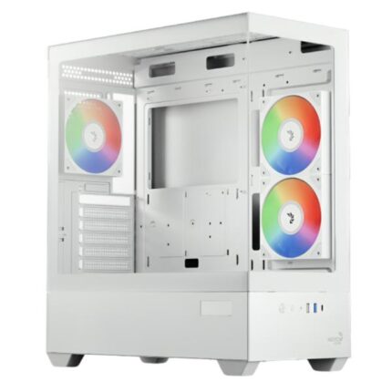 CASE GAMING RGB AEROCOOL P500D DIGI-G-WT-V1 MID TOWER VENTILADORES 3 DE 120MM CON PANEL FRONTAL Y LATERAL ACCM-PN07033.21