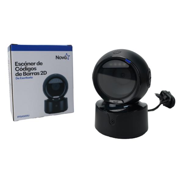 LECTOR DE CODIGO DE BARRAS NOVA FFSA500U001C 2D USB DE ESCRITORIO ESCANEO OMNIDIRECCIONAL - Imagen 2
