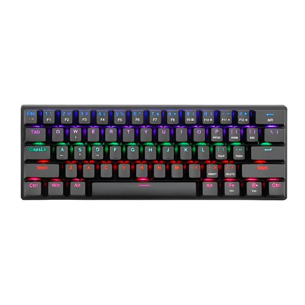TECLADO GAMING RGB REDRAGON T-DAGGER ARENA TGK321 MECÁNICO ALÁMBRICO USB ESPAÑOL SWITCH CAFÉ TGK321-BR-SP